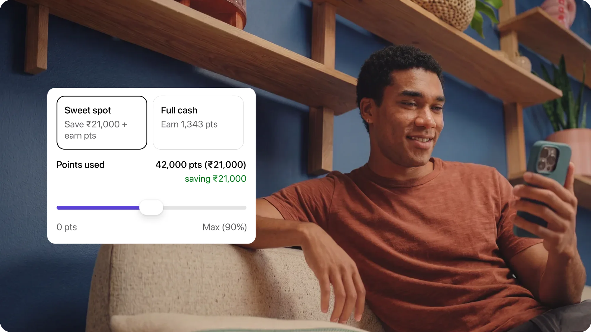 Points, Cash, and Earn-Back in One Drag