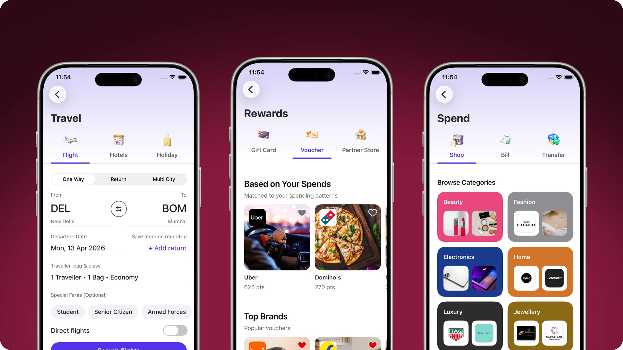 One App, Three Industries